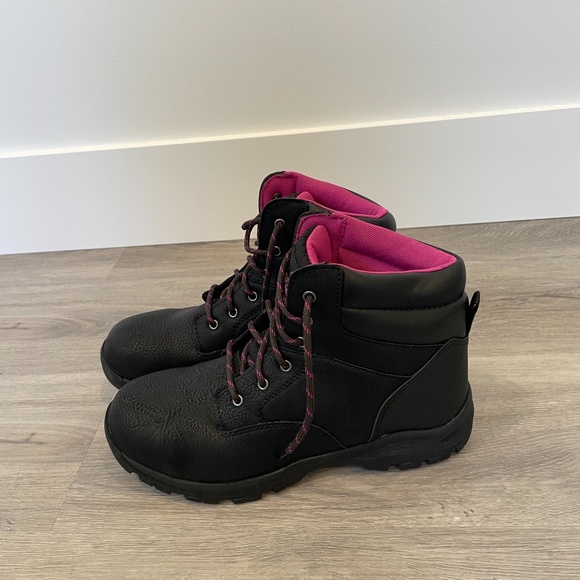 Brahma Shoes Brahma Bevel Steel Toe Black Pink Work Boot Poshmark
